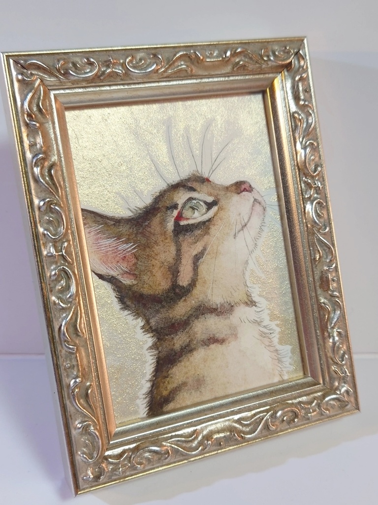 直筆ATC「春めく」