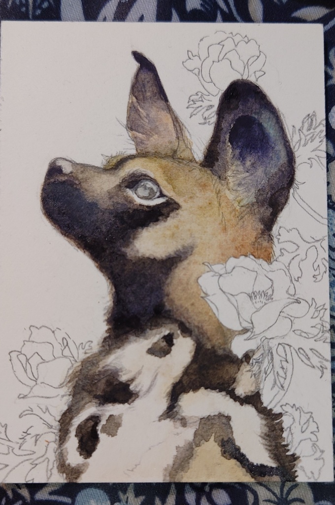 直筆ATC「風薫る」