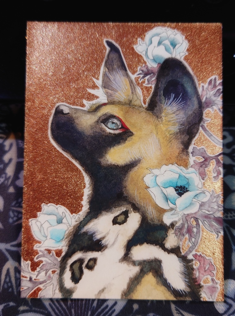 直筆ATC「風薫る」