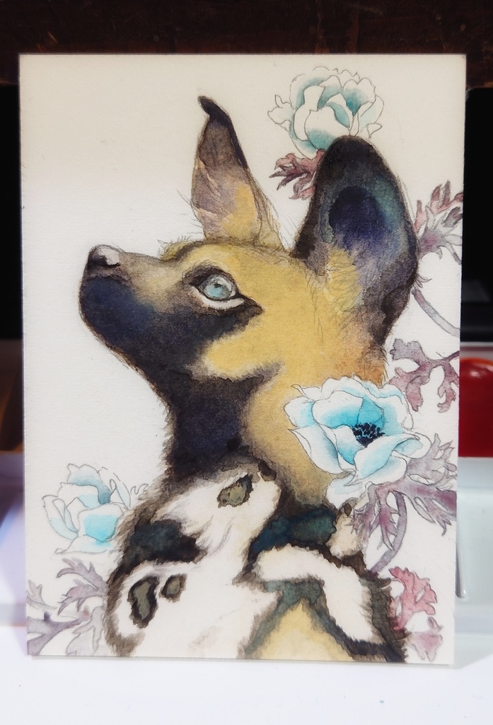 直筆ATC「風薫る」