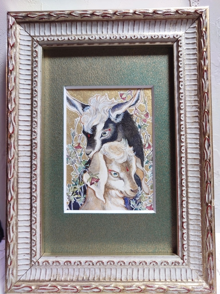 直筆ATC「春の足音」