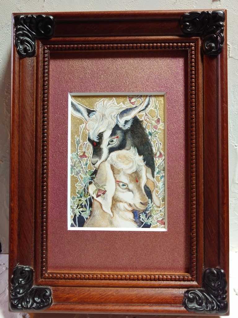 直筆ATC「春の足音」