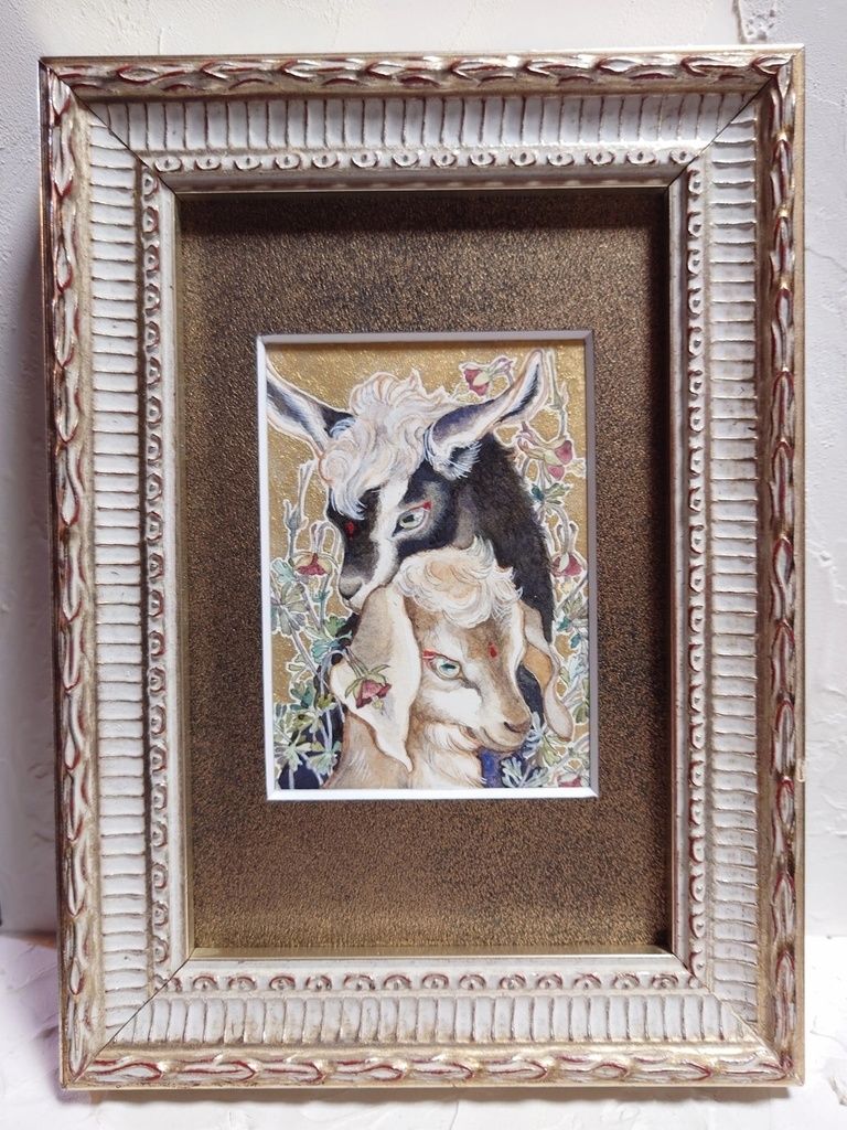 直筆ATC「春の足音」