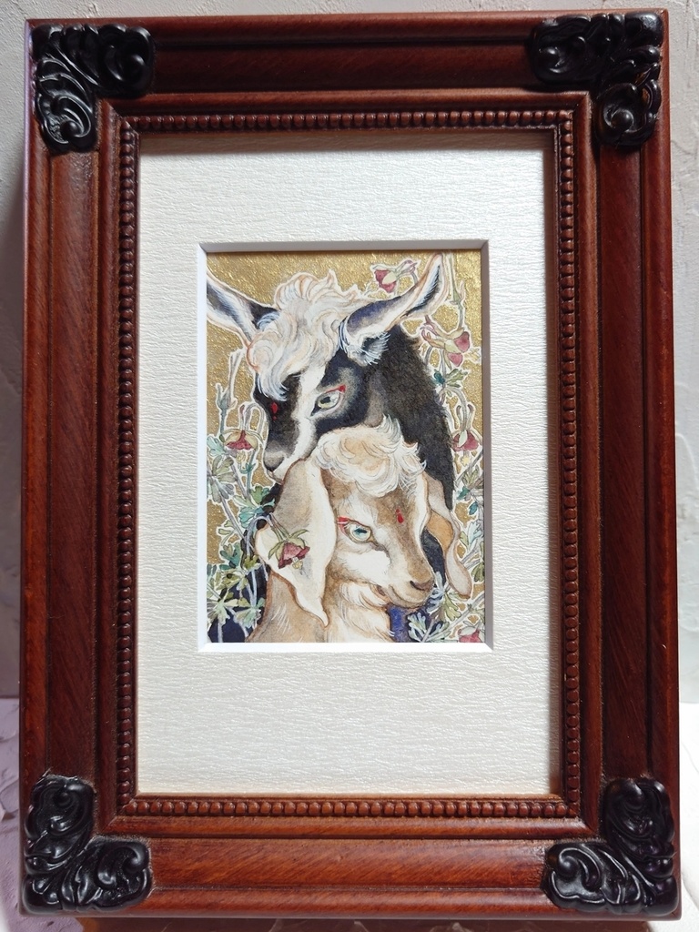 直筆ATC「春の足音」