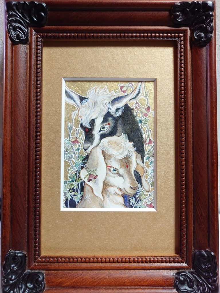 直筆ATC「春の足音」