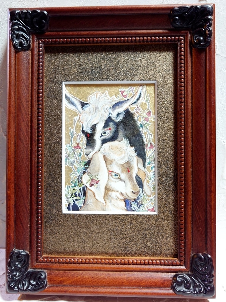 直筆ATC「春の足音」