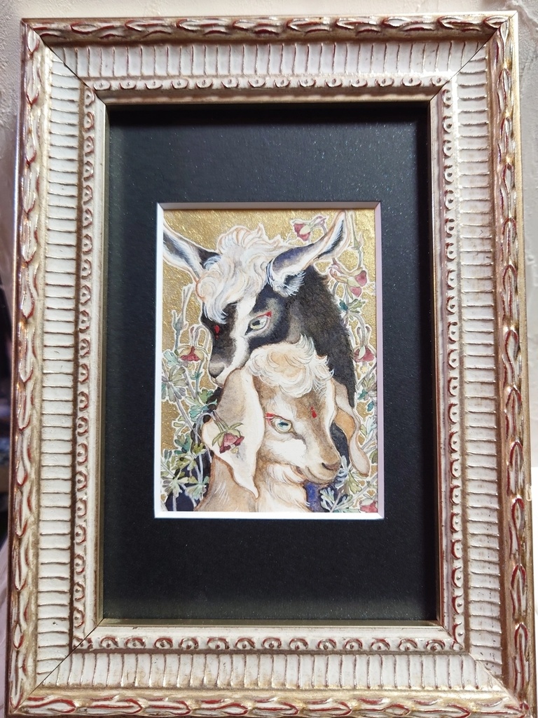 直筆ATC「春の足音」