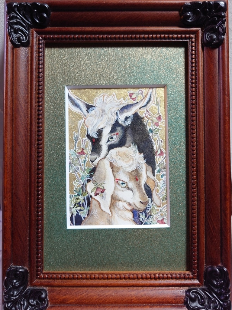 直筆ATC「春の足音」