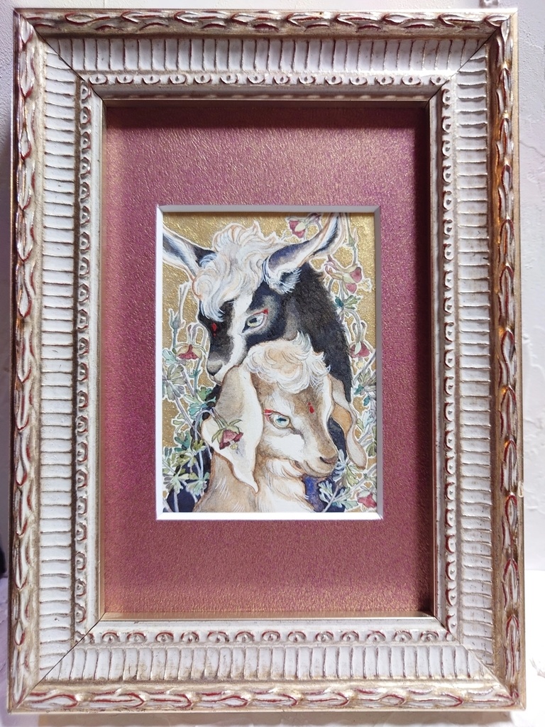 直筆ATC「春の足音」