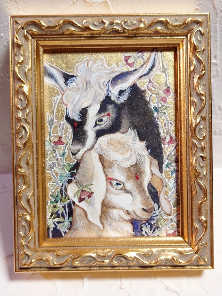 直筆ATC「春の足音」