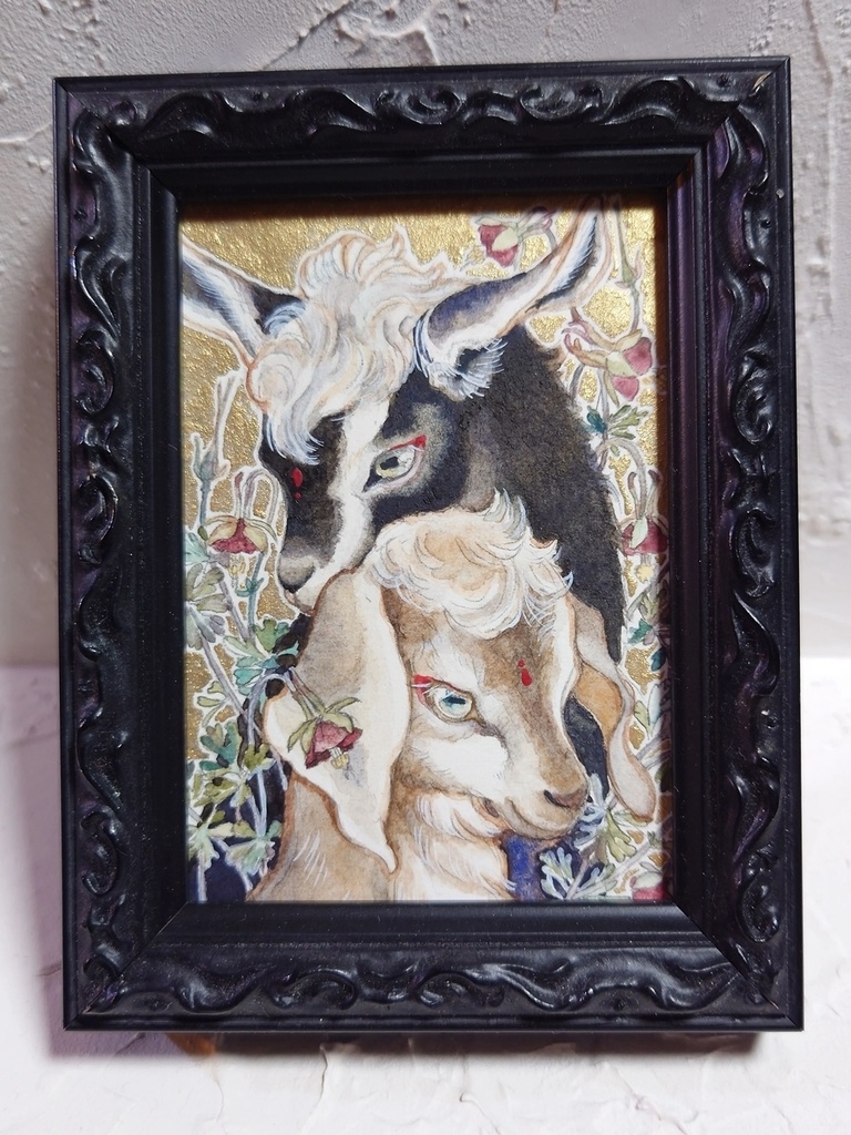 直筆ATC「春の足音」