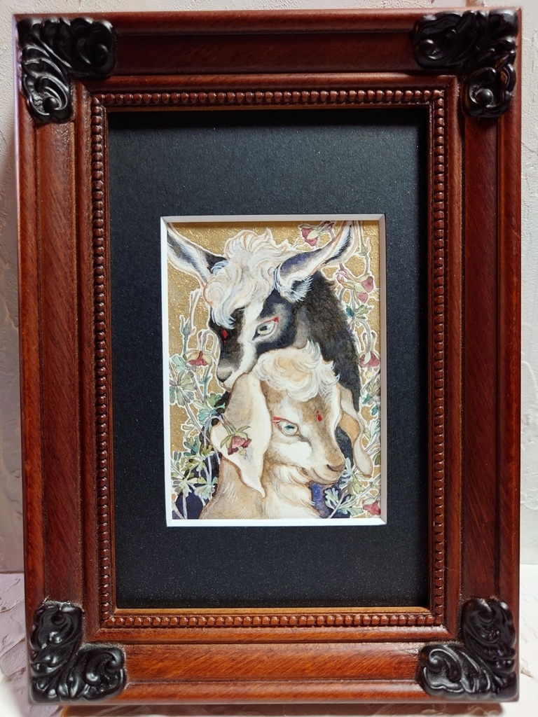 直筆ATC「春の足音」