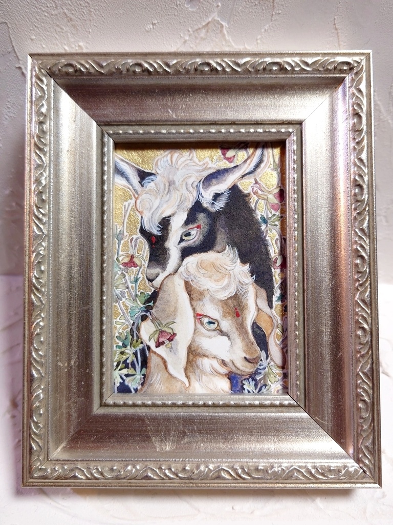 直筆ATC「春の足音」