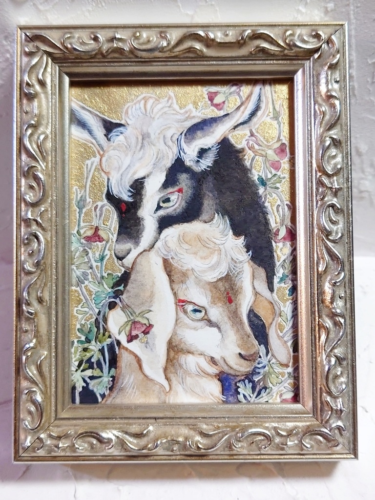 直筆ATC「春の足音」