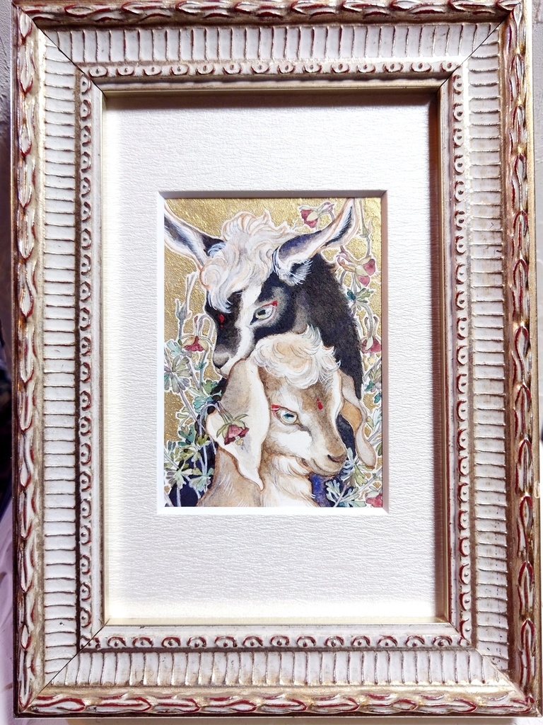 直筆ATC「春の足音」