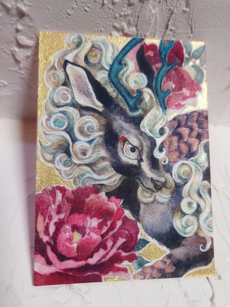 直筆ATC「双王」