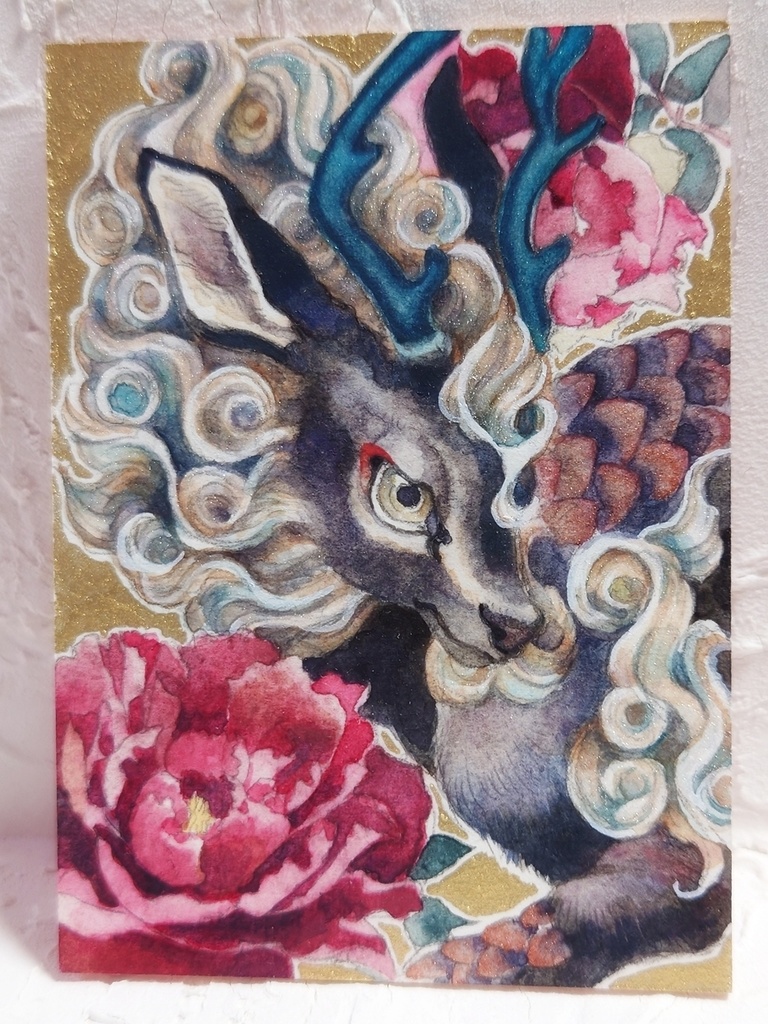 直筆ATC「双王」