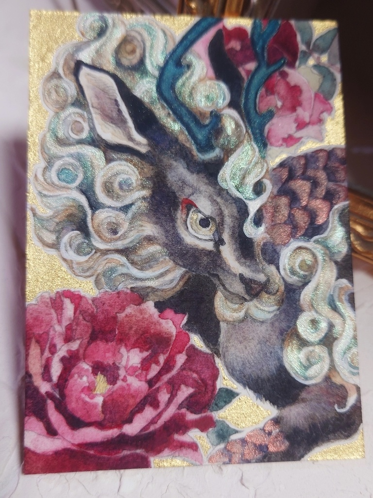 直筆ATC「双王」