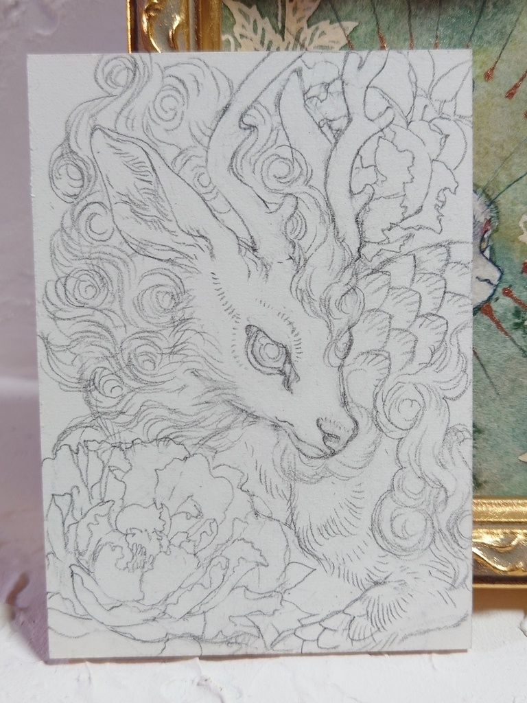 直筆ATC「双王」