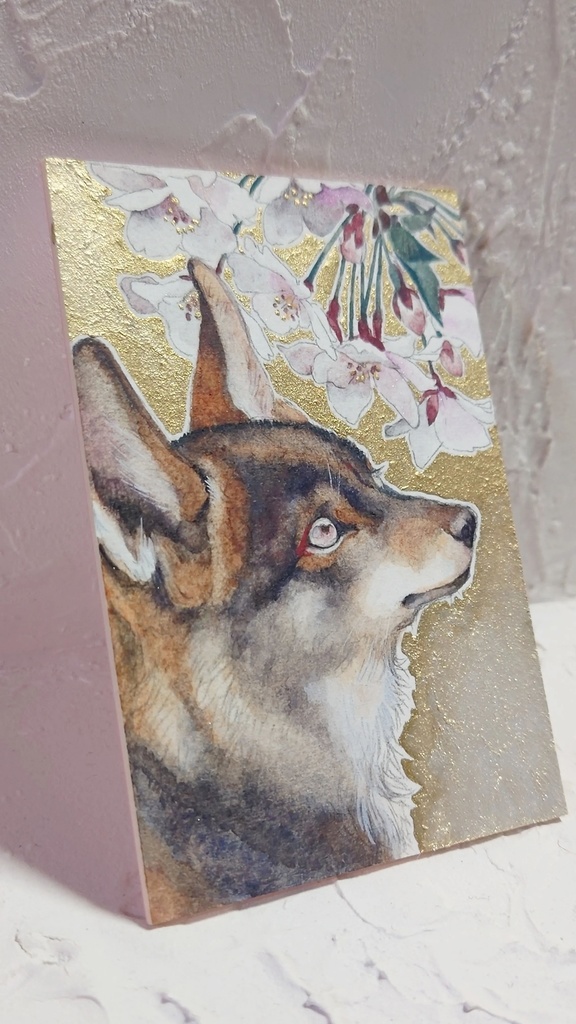 直筆ATC「初桜」