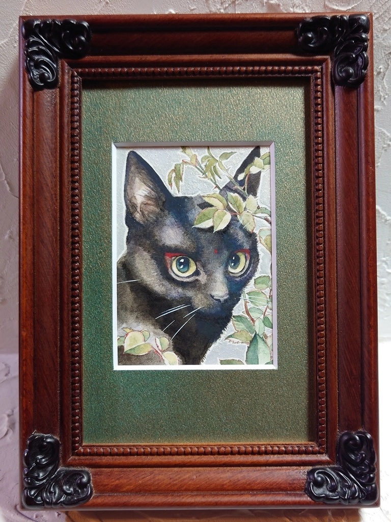 直筆ATC「新梢」