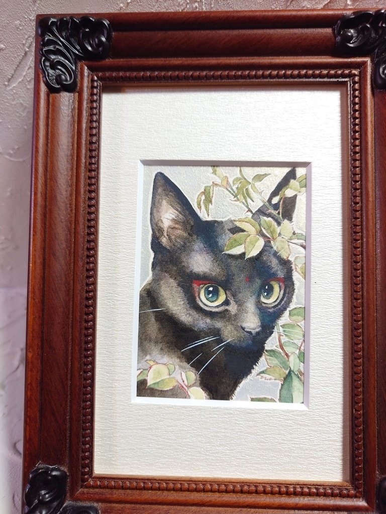 直筆ATC「新梢」