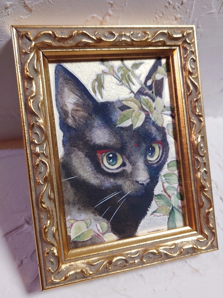 直筆ATC「新梢」