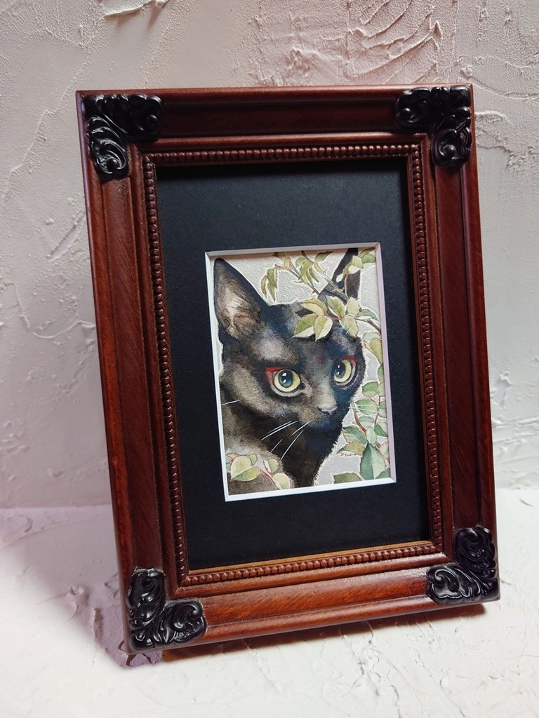 直筆ATC「新梢」