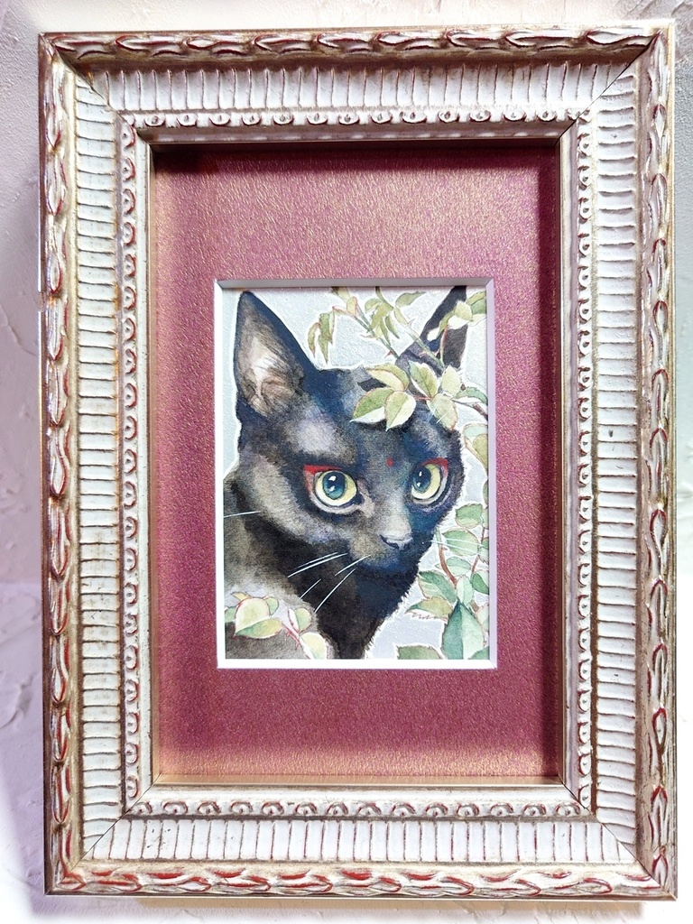 直筆ATC「新梢」