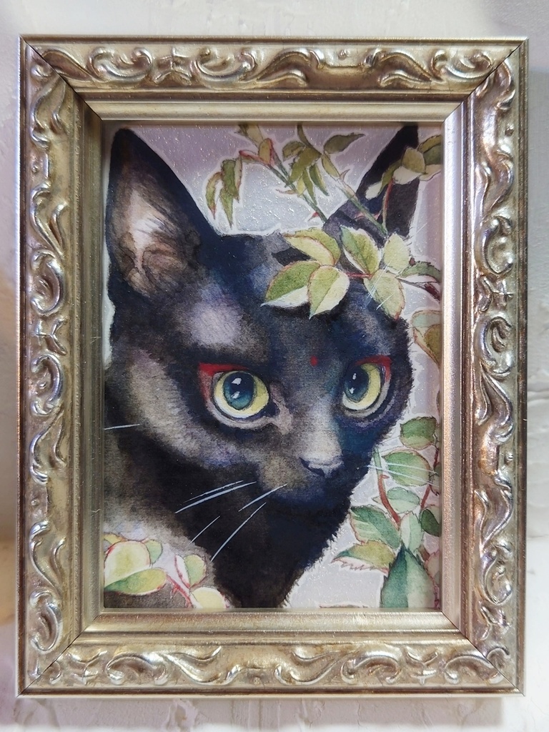 直筆ATC「新梢」