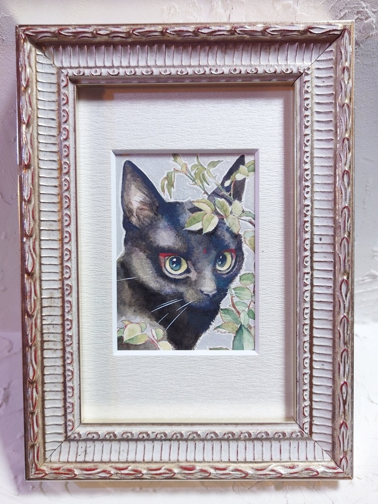 直筆ATC「新梢」