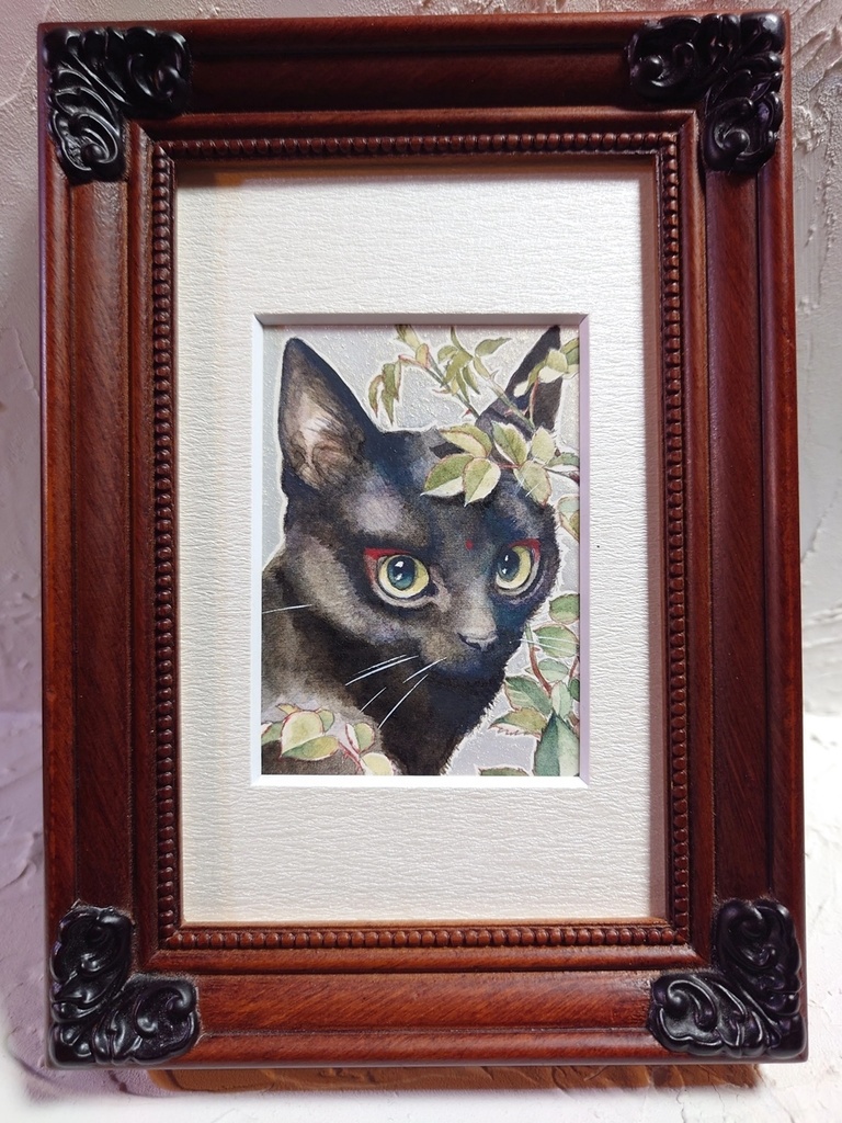 直筆ATC「新梢」