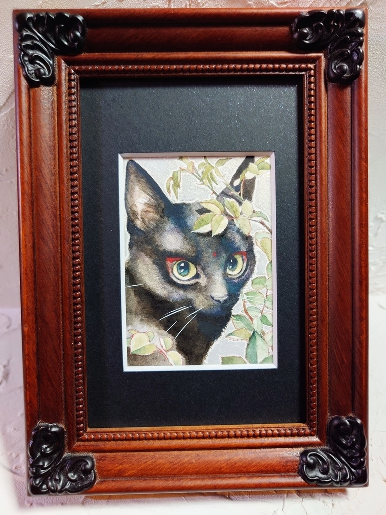 直筆ATC「新梢」