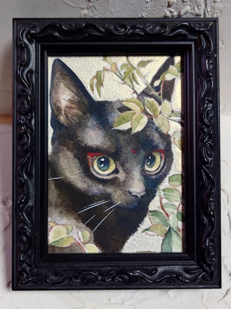 直筆ATC「新梢」