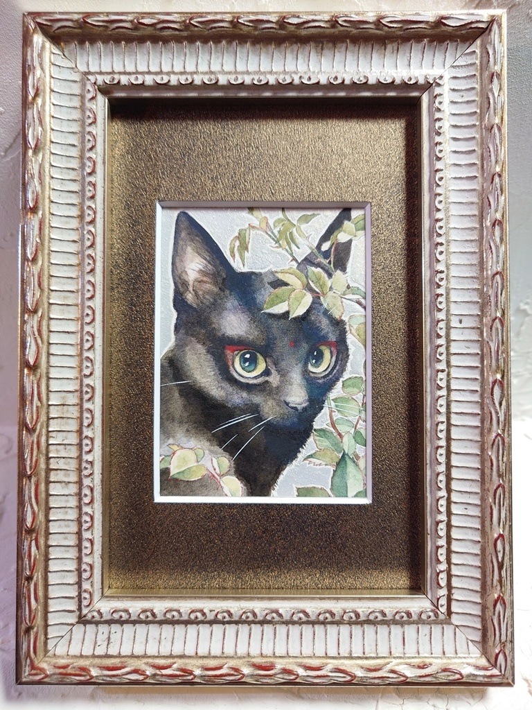 直筆ATC「新梢」