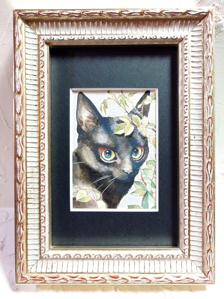 直筆ATC「新梢」