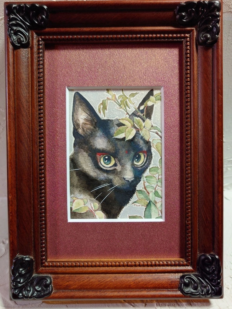 直筆ATC「新梢」