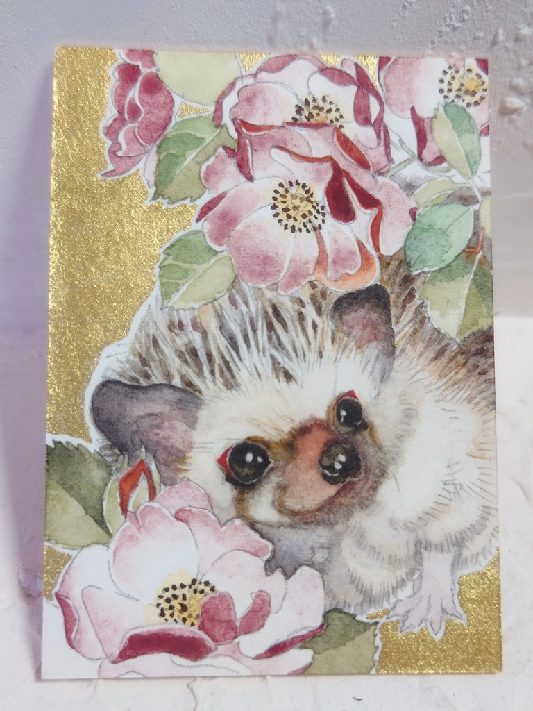 直筆ATC「ラッキーデイ」