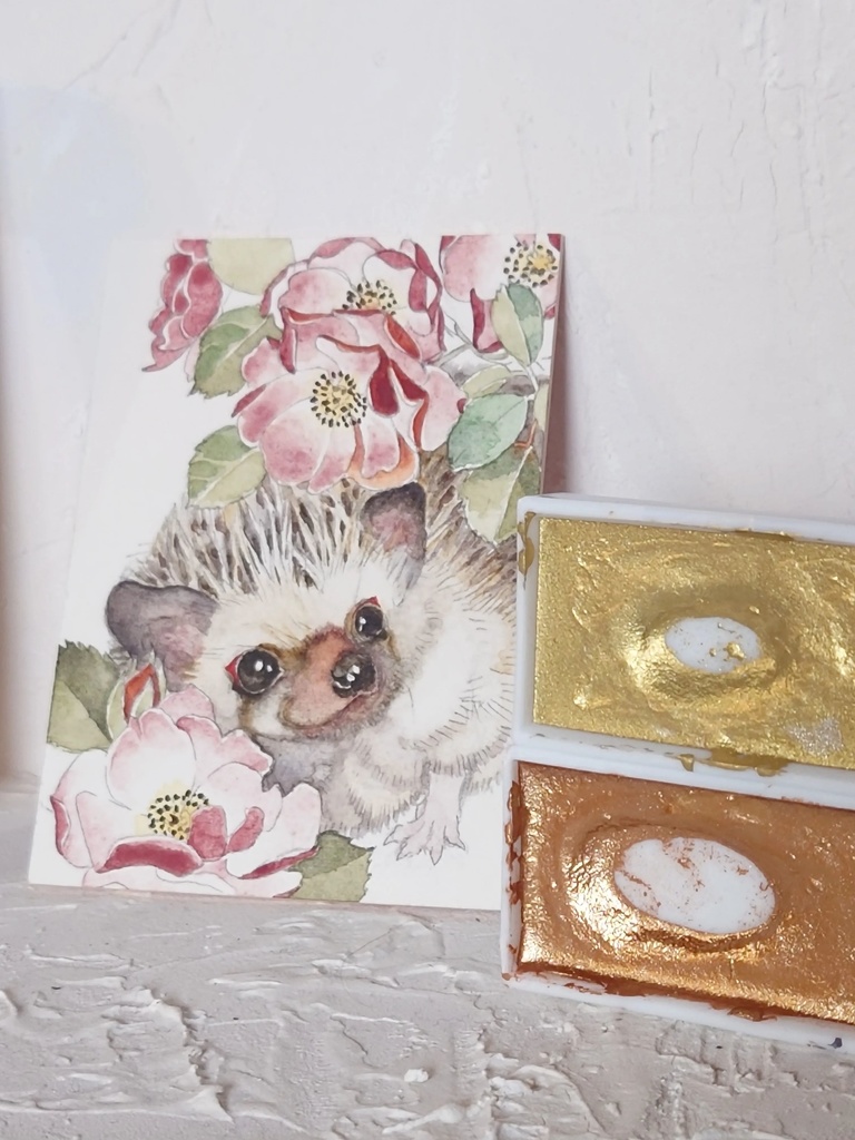 直筆ATC「ラッキーデイ」