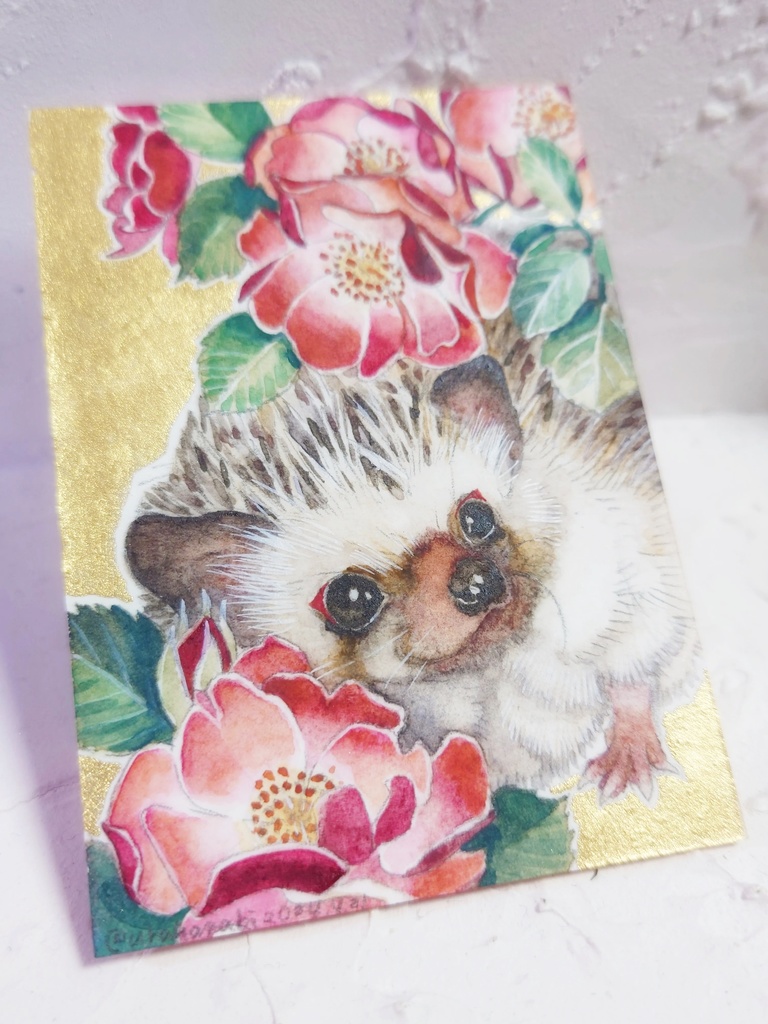 直筆ATC「ラッキーデイ」