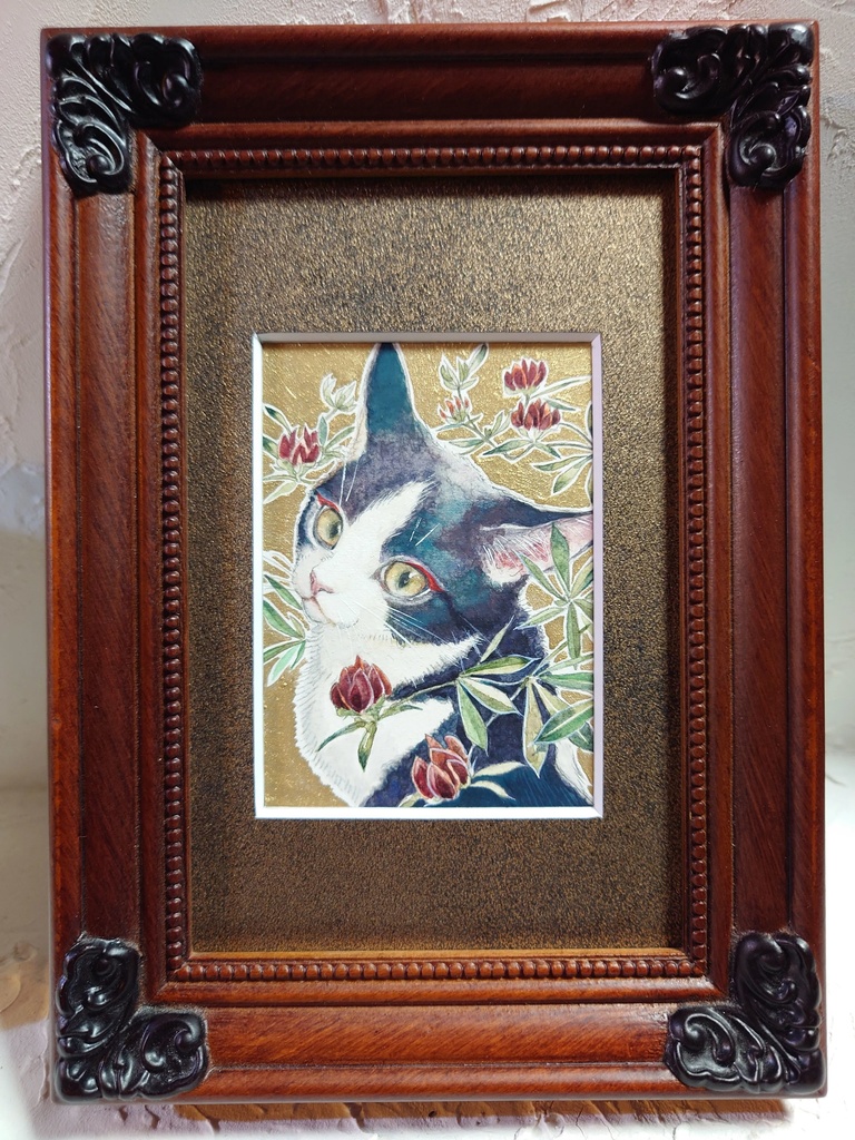 直筆ATC「紅気」