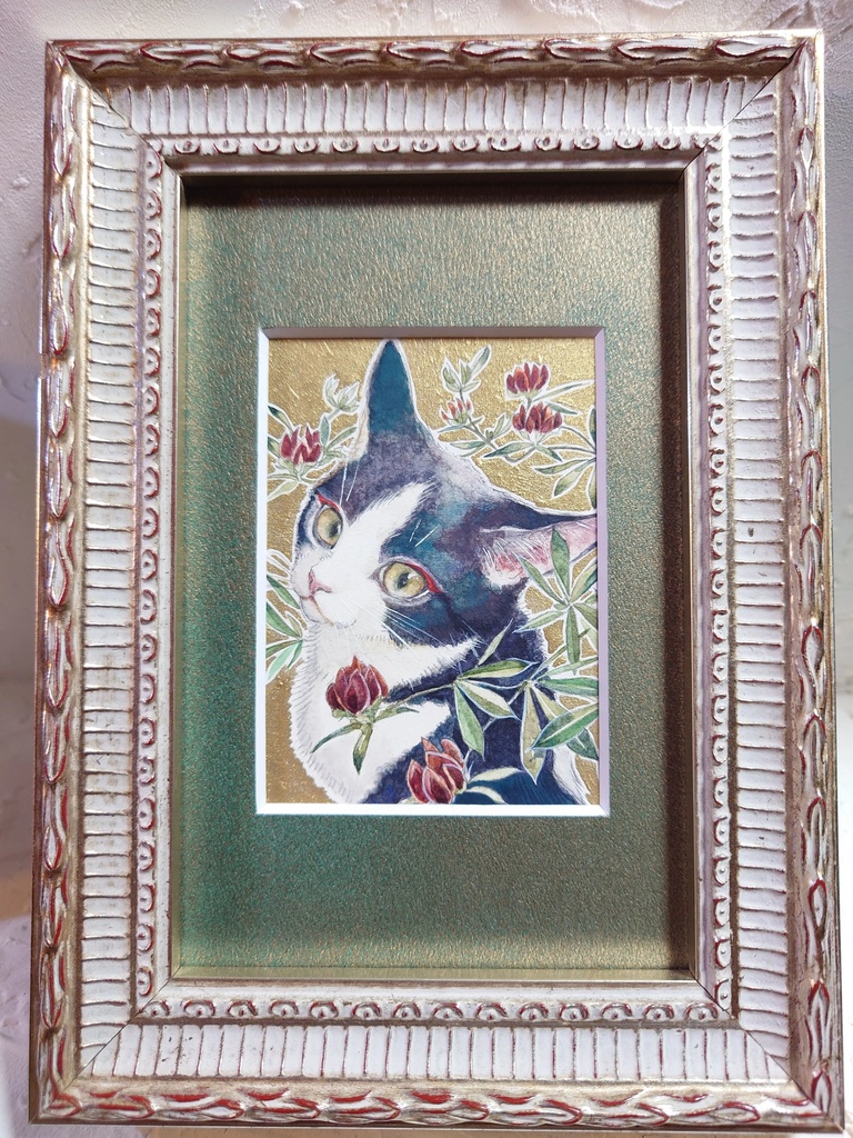 直筆ATC「紅気」