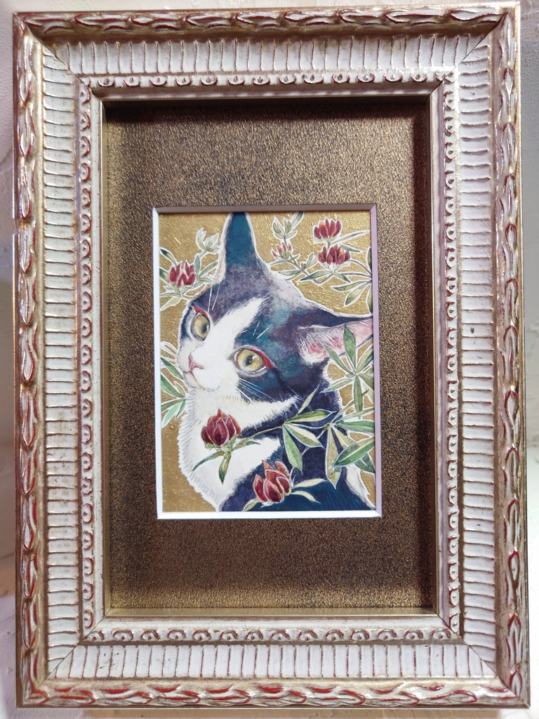 直筆ATC「紅気」