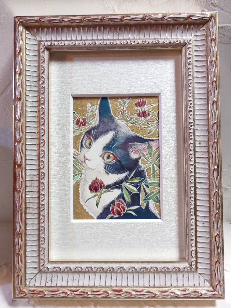 直筆ATC「紅気」