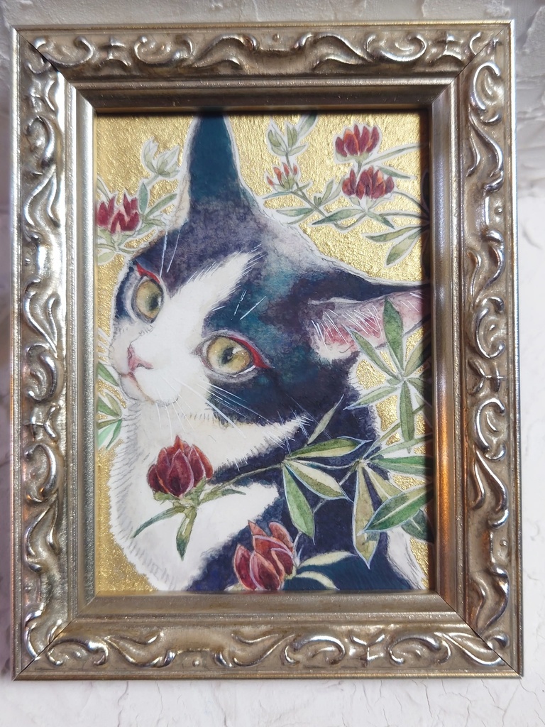 直筆ATC「紅気」