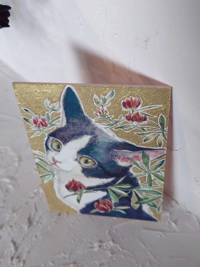 直筆ATC「紅気」