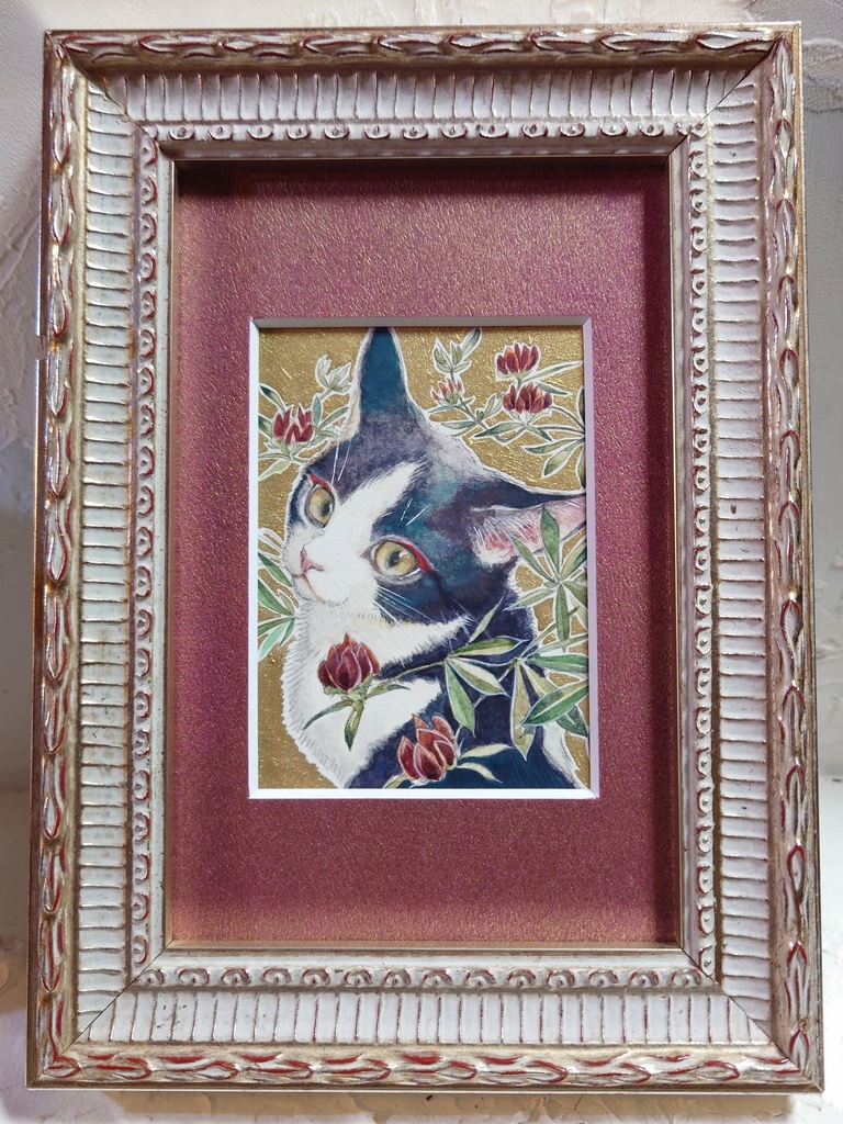 直筆ATC「紅気」