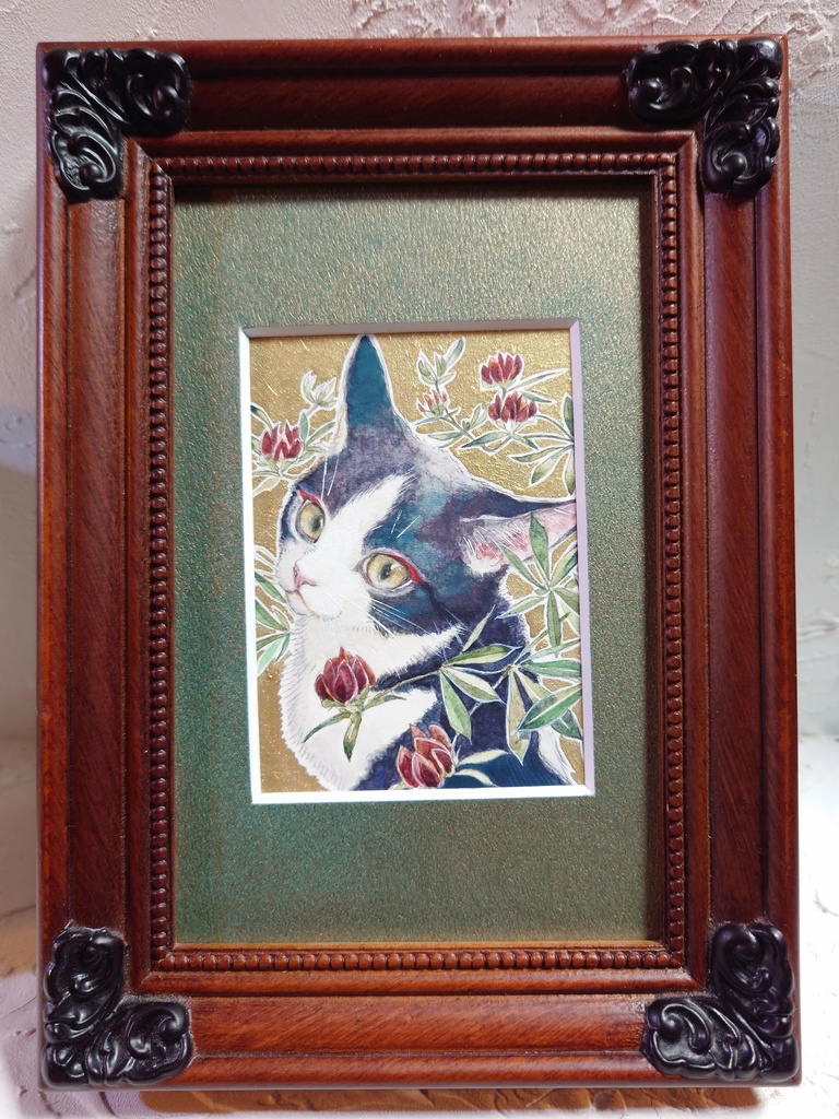 直筆ATC「紅気」