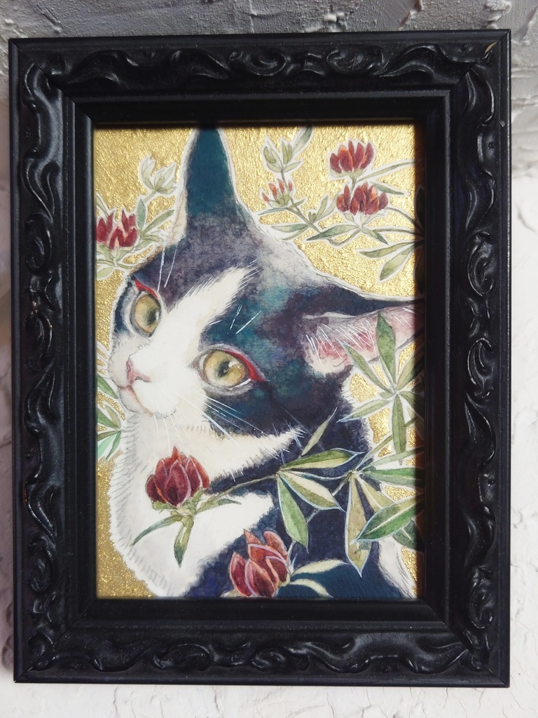 直筆ATC「紅気」