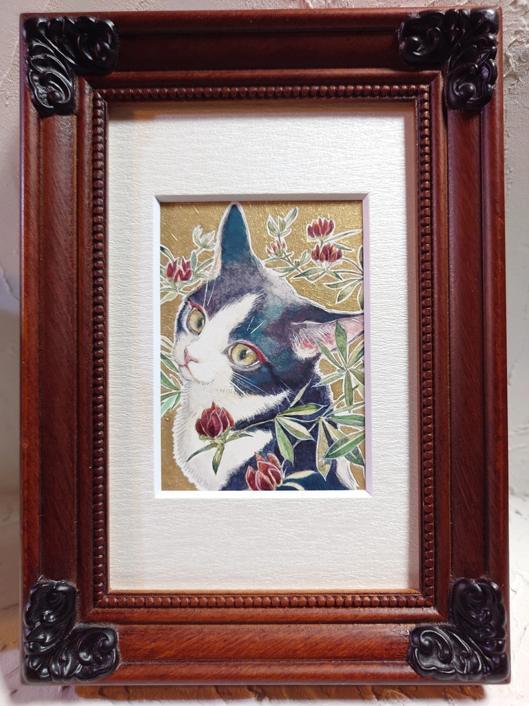 直筆ATC「紅気」